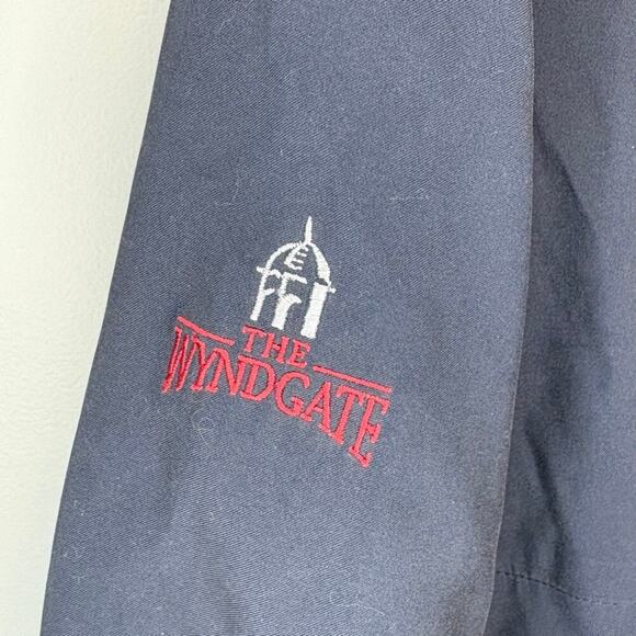 Ashworth Water Resistant Full Zip Thermal Navy Dad Grandpa Golf Jacket Mens Sz L - Picture 6 of 7